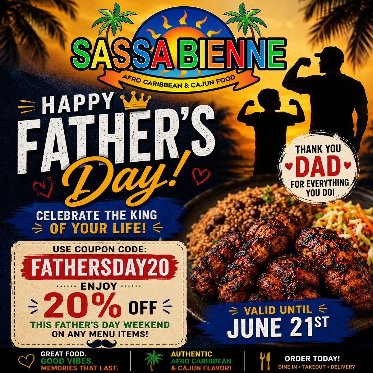 Celebrate Dad with 20% Off This Weekend!