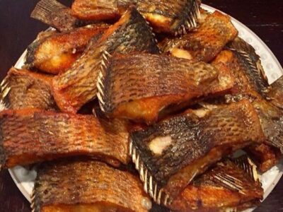 Liberia West Africa Fried King Fish - Sassa Bienne Afro Caribbean Restaurant